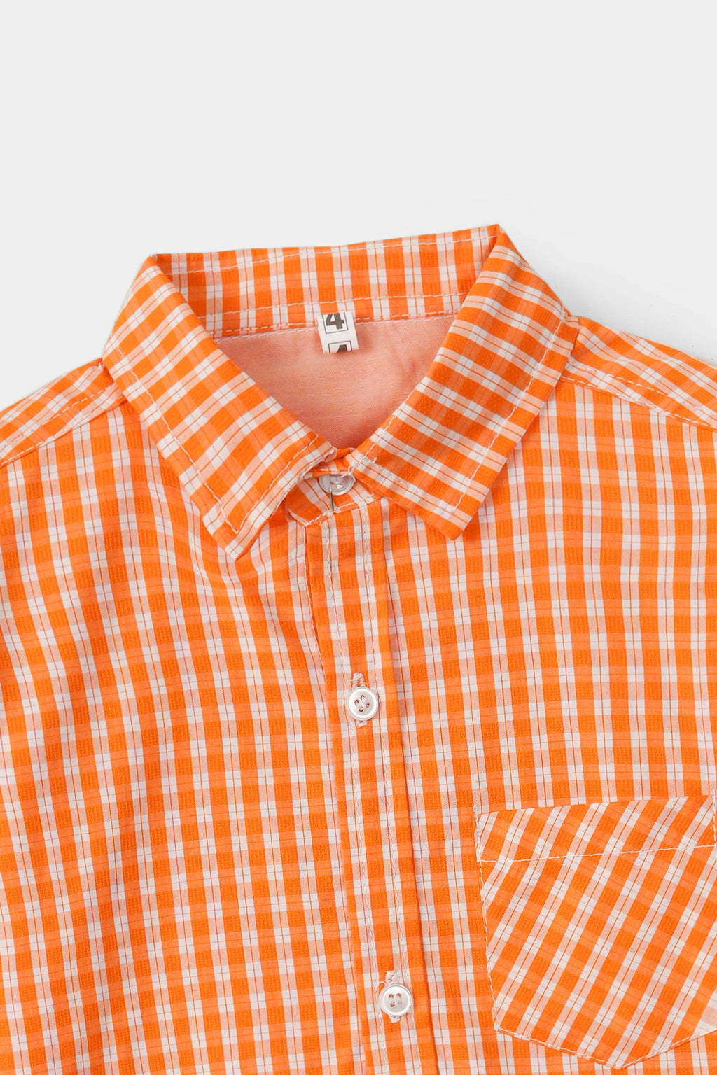 Boys' Checkered Casual Shirt – 100% Cotton, Long Sleeve, Button-Down, Stylish, Comfortable and Trendy