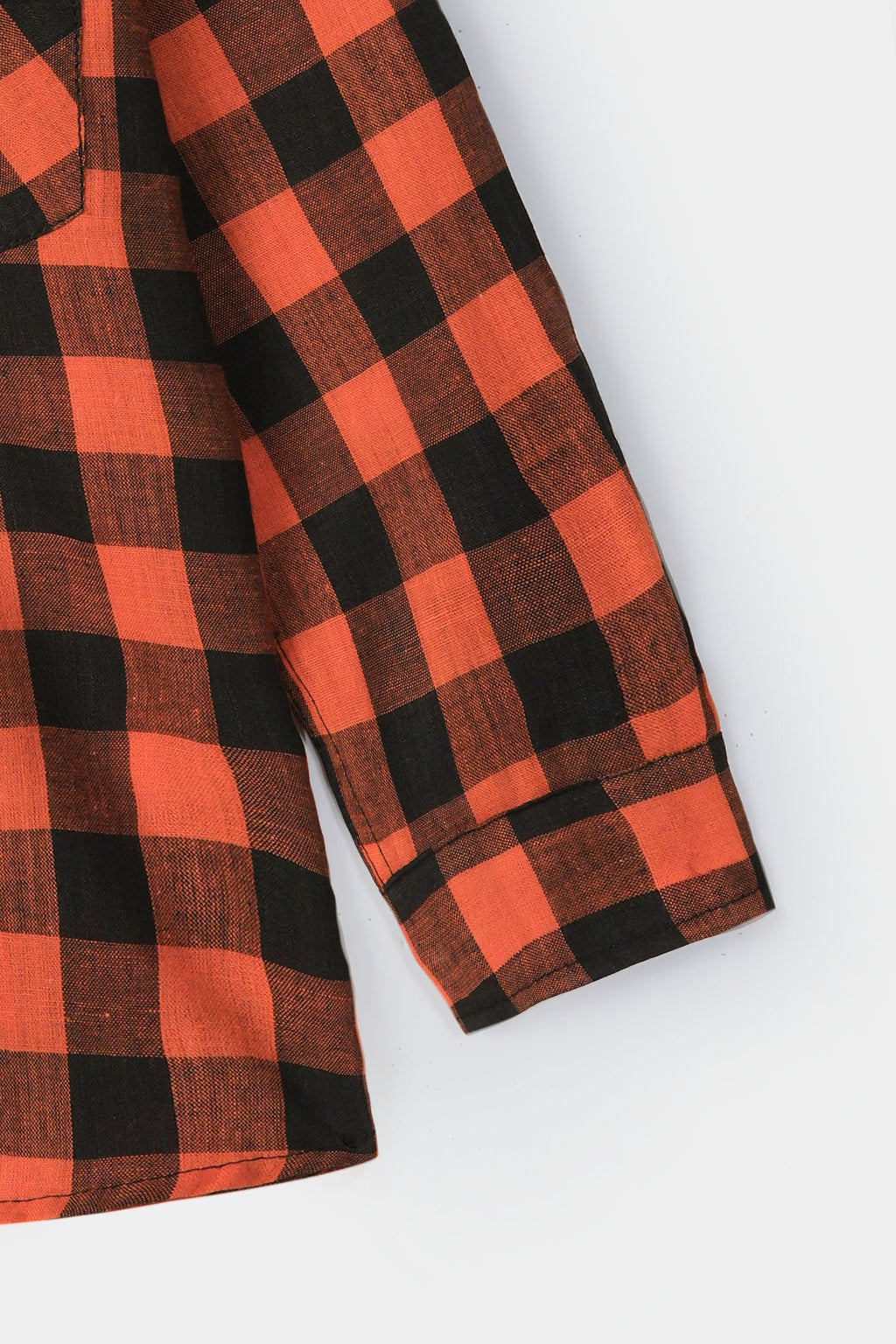 Boys' Checkered Casual Shirt – 100% Cotton, Long Sleeve, Button-Down, Stylish, Comfortable & Trendy