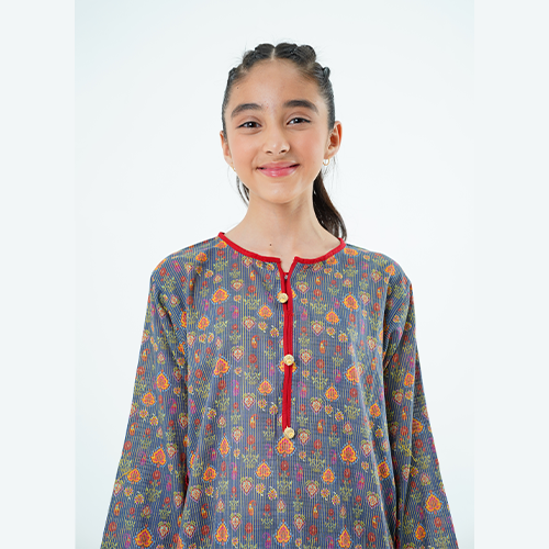 Girls' 'Farah' Dress – Exquisite Eastern Outfit for Weddings, Eid & Special Occasions