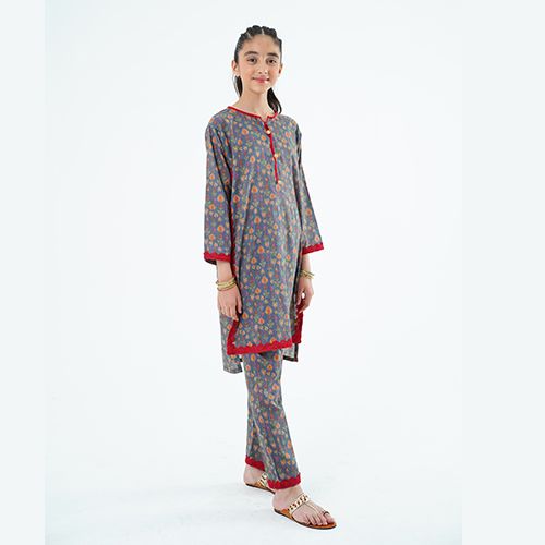 Girls' 'Farah' Dress – Exquisite Eastern Outfit for Weddings, Eid & Special Occasions
