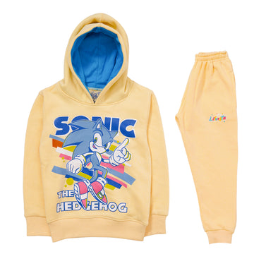 YELLOW SONIC PRINTED TRACKSUIT