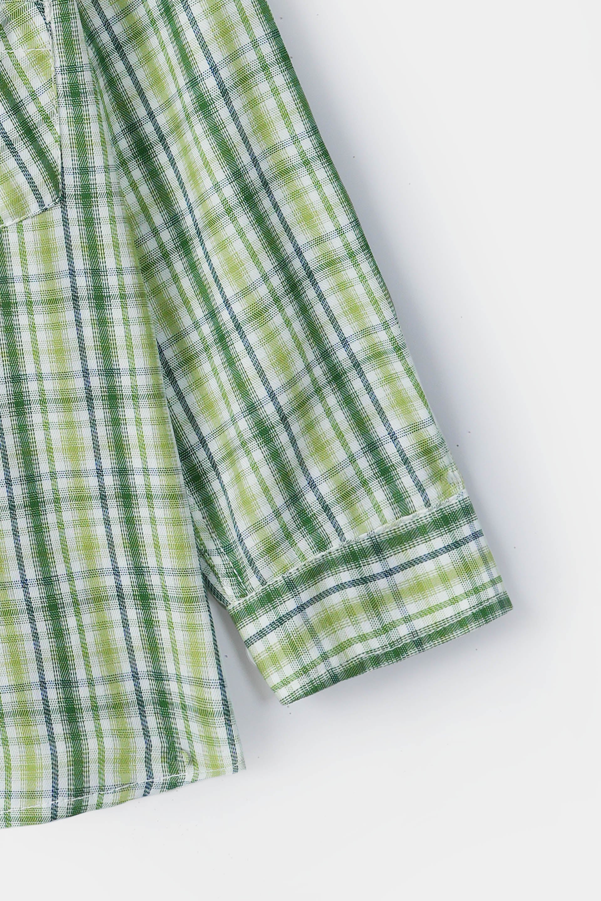 Boys' Checkered Casual Shirt – 100% Cotton, Long Sleeve, Button-Down, Stylish & Comfortable