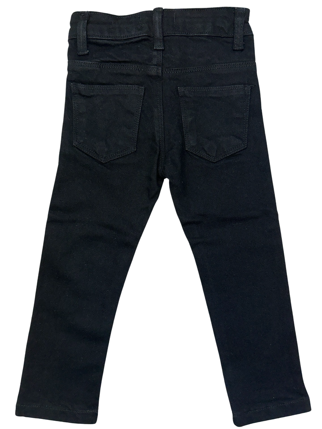 Girls' Power Stretch Denim Jeans – Dark Wash with Embroidery