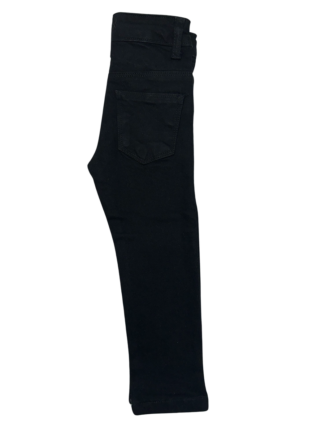 Girls' Power Stretch Denim Jeans – Dark Wash with Embroidery