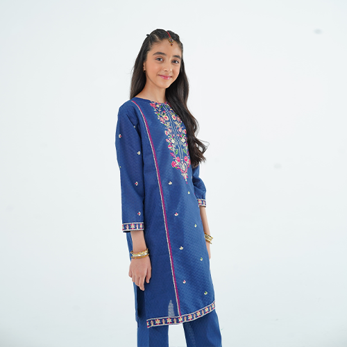 Girls' 'Mahtab' Dress – Exquisite Eastern Outfit for Weddings, Eid & Special Occasions
