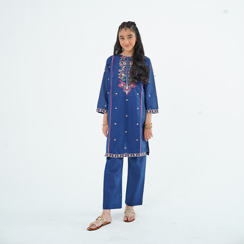 Girls' 'Mahtab' Dress – Exquisite Eastern Outfit for Weddings, Eid & Special Occasions