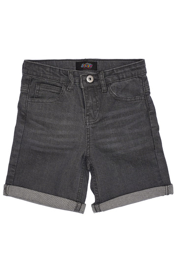 DENIM SHORT FOR BOYS MID GREY