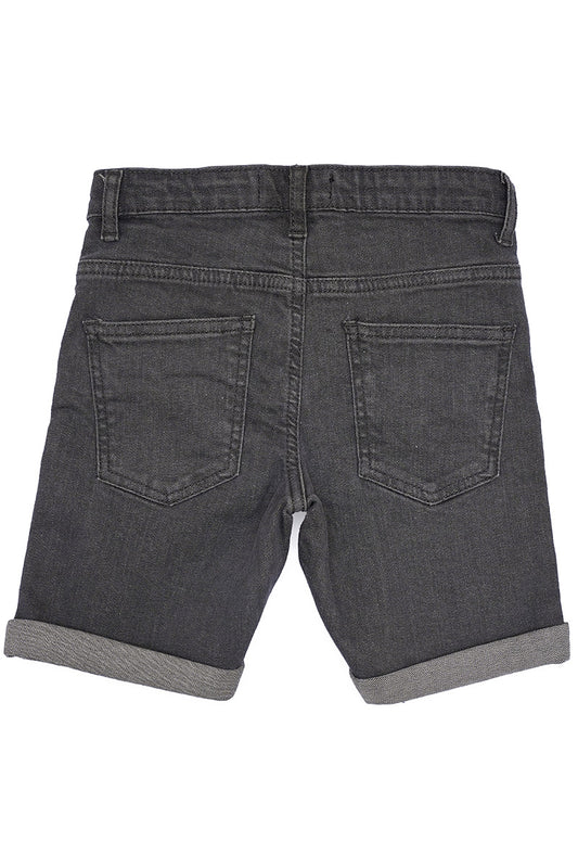 DENIM SHORT FOR BOYS MID GREY