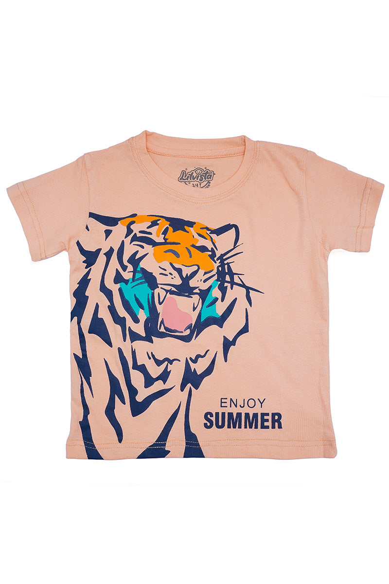 LION PRINTED T-SHIRT