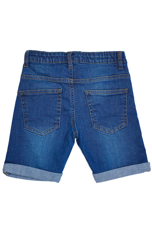 DENIM SHORT FOR BOYS-BLUE