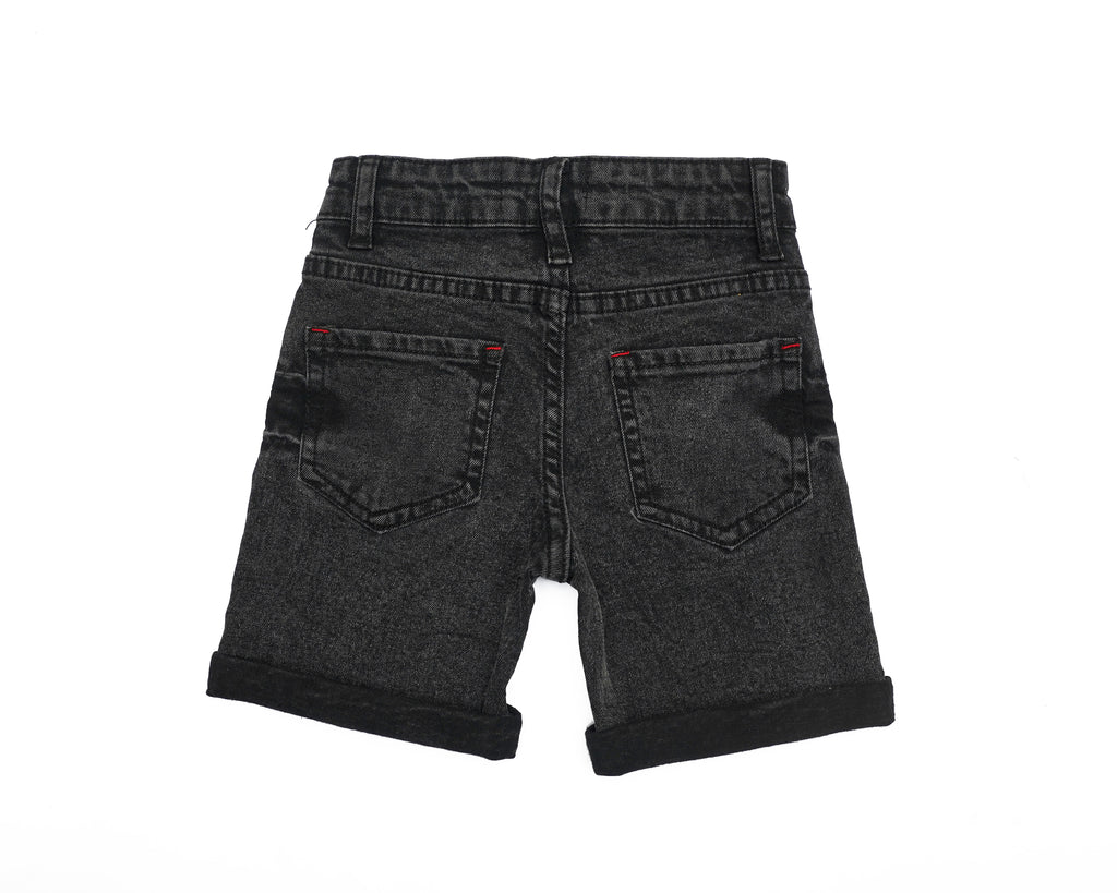 Denim Shorts – Acid Wash Power Stretch for Ultimate Comfort & Style