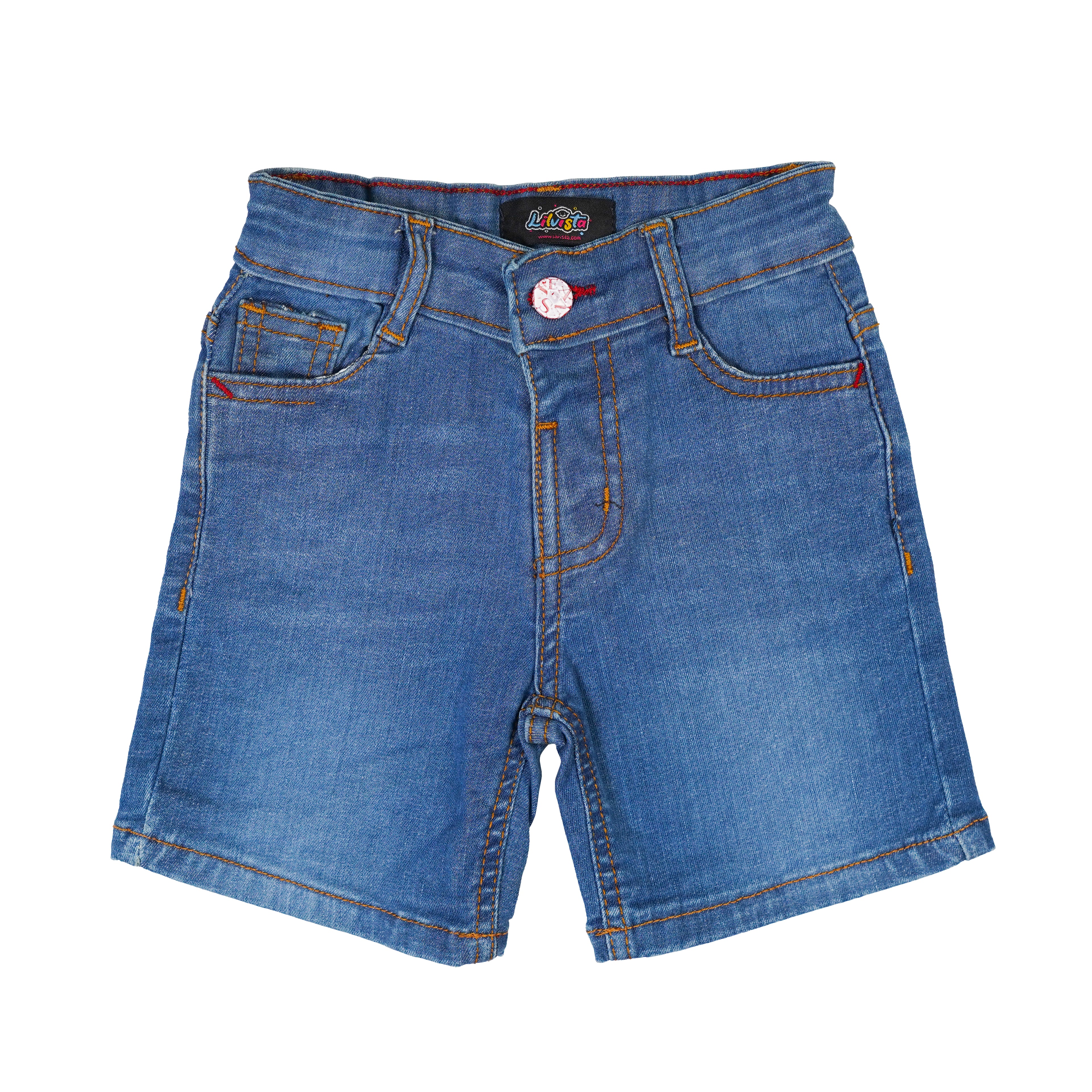 DENIM SHORT FOR BOYS LIGHT BLUE