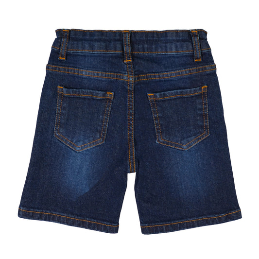 DENIM SHORT FOR BOYS DARK BLUE