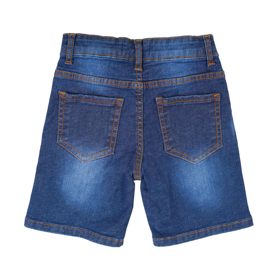 DENIM SHORT FOR BOYS MID BLUE