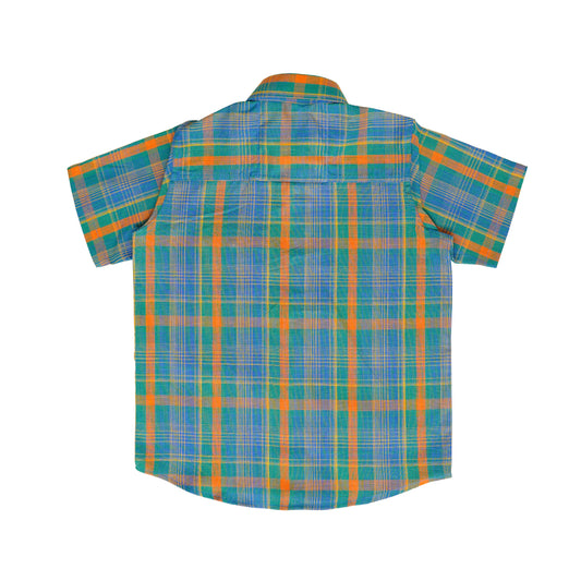 TURKISH COTTON CHECKERED CASUAL SHIRT