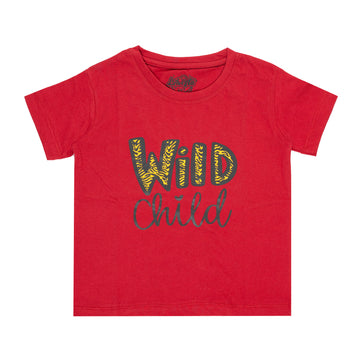 WILD CHILD PRINTED T-SHIRT