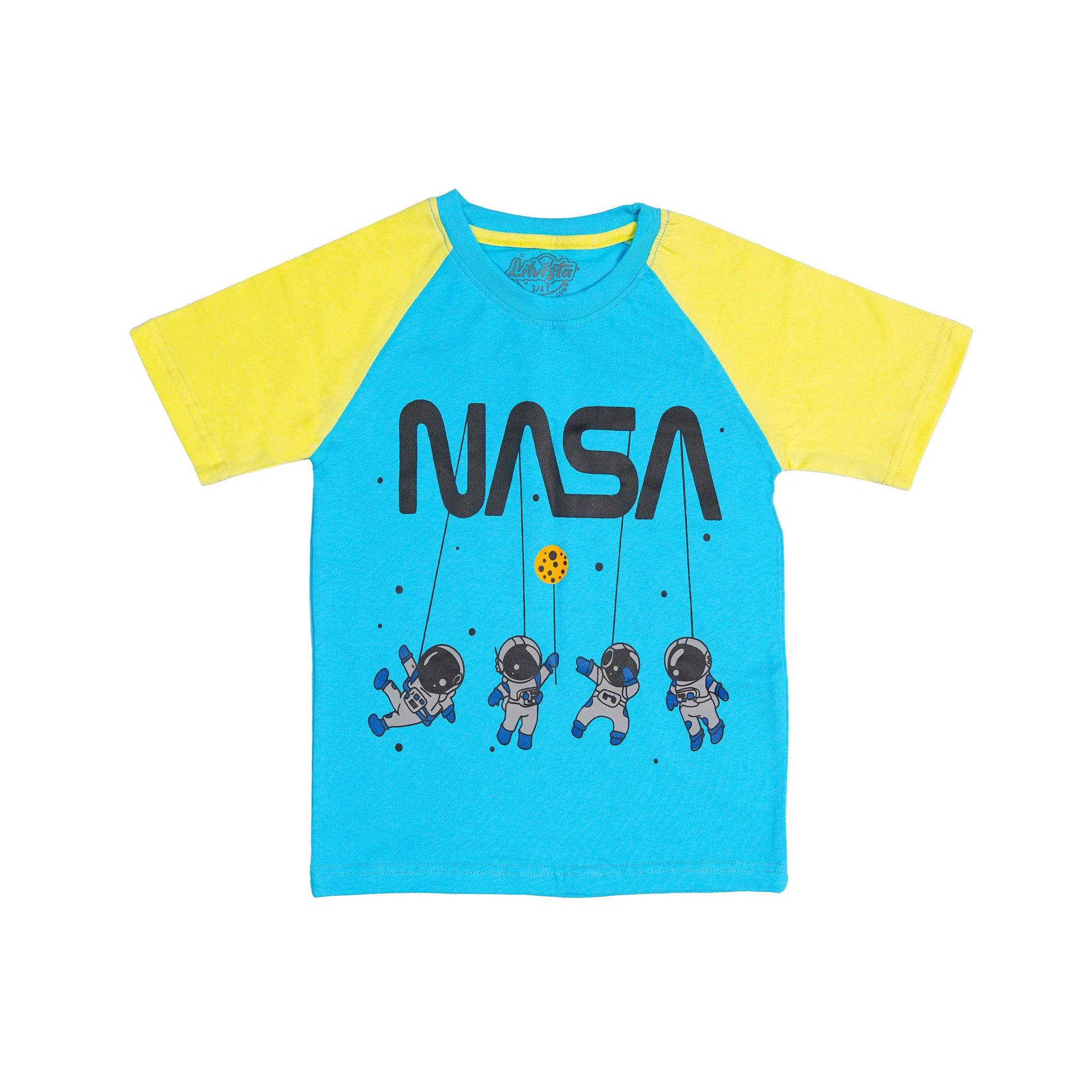 NASA PRINTED RAGLAN T-SHIRT